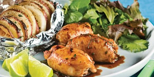 Photo de la Recette: Haut de Cuisse de Poulet Miel et Lime