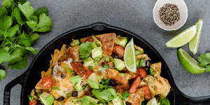 Photo de la Recette: Nachos Chorizo, Haricots Noirs et Avocat