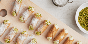 Cannolis au Fromage Ricotta aux Pistaches et à L'orange