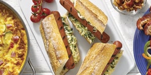 Photo de la Recette: Hot Dog aux Épinards et Fromage Fondu