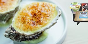 Photo de la Recette: Huîtres Gratinées au Parmesan