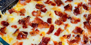 Photo de la Recette: Irrésistible Casserole Poulet-bacon, Sauce Ranch