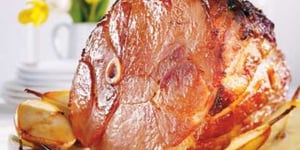 Photo de la Recette: Jambon Glacé à L'érable et au Beurre de Pommes de Coup de Pouce