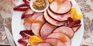Photo de la Recette: Jambon Laqué au Miel et à la Moutarde