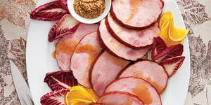 Photo de la Recette: Jambon Laqué au Miel et à la Moutarde