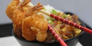 KATSUDON REVISITÉ AUX CREVETTES