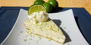 Photo de la Recette: Key Lime Pie - Tarte à la Lime avec 5 ingrédients