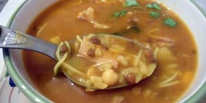 Photo de la Recette: LA HARIRA(soupe orientale)