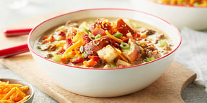 Photo de la Recette: La Soupe Cheeseburger Ultime