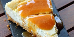 Photo de la Recette: Cheesecake et son Coulis de Nectarine