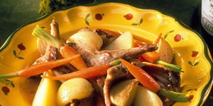Photo de la Recette: Lapin à L'alsacienne en Cocotte