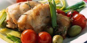 Lapin Sauté aux Olives Vertes