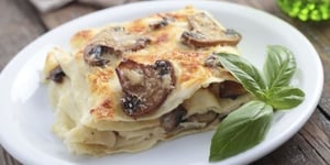 Photo de la Recette: Lasagne aux Champignons Tofu Sauce Béchamel et Soja