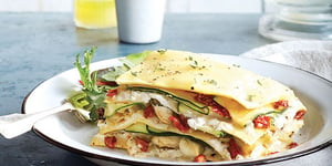 Photo de la Recette: Lasagne aux Courgettes et aux Cœurs D’artichauts