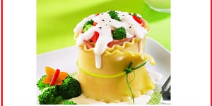 Photo de la Recette: Lasagne Roulée au Jambon