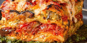 Lasagnes aux Aubergines et Courgettes