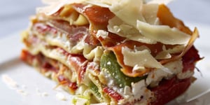 Photo de la Recette: Lasagnes aux Trois Poivrons