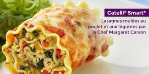 Photo de la Recette: Lasagnes Roulées au Poulet et aux Légumes par la Chef Margaret Carson