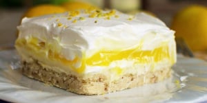 Photo de la Recette: Lasagnes Sucrées au Citron et au Mascarpone