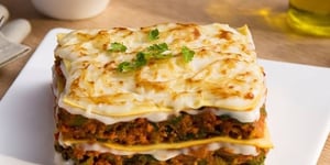 Lasagnes Végétales aux Poireaux Tomates et Soja