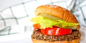 Photo de la Recette: Le Burger Haricots Noirs