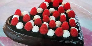 Photo de la Recette: Le Coeur Chocolat-Framboise (St-Valentin)