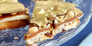 Le Gâteau Reine Elisabeth Caramel et Cacahuètes de Cyril