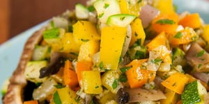 Photo de la Recette: LÉGUMES AVEC VINAIGRE BALSAMIQUE