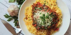 Photo de la Recette: Les Fameuses Pâtes à la Bolognaise