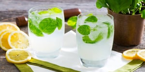 Limonade Pétillante au Basilic
