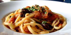 Photo de la Recette: LINGUINE ALLA PUTTANESCA