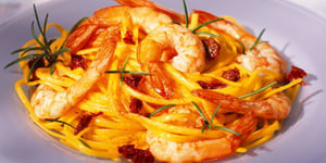 Photo de la Recette: Linguine aux Gambas