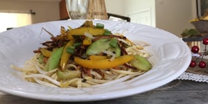 Photo de la Recette: Linguine aux Légumes