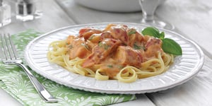 Photo de la Recette: Linguine Parma-Rosa au Homard