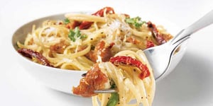Photo de la Recette: Linguines à la Saucisse et à la Chicorée