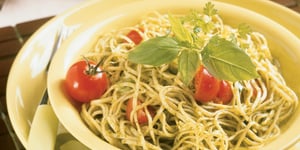 Photo de la Recette: Linguines au Pesto