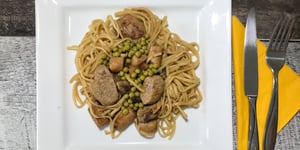 Linguini Porc et Saucisses