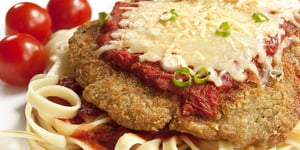 Photo de la Recette: LONGE DE PORC PARMIGIANA