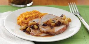 Photo de la Recette: Longe de Porc Rôtie Glacée à L'érable