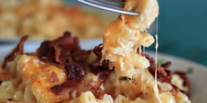 Mac & Cheese Crémeux au Bacon