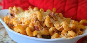Photo de la Recette: Macaroni à la Pizza