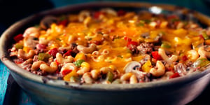 Photo de la Recette: Macaroni au Fromage et Bœuf en Casserole
