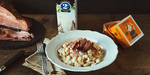 Photo de la Recette: Macaroni au Fromage et Smoked Meat