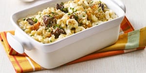 Photo de la Recette: Macaroni au Fromage Fumé et au Chou-Fleur