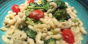 Photo de la Recette: Macaroni Sauce au Fromage et Légumes