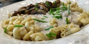 Macaronis Crème de Champignons
