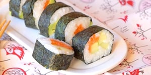 Photo de la Recette: Maki au Saumon Avocat & Concombre (recette facile)