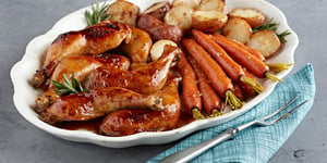 Poulet Rôti à L'Érable et à la Moutarde