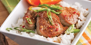 Photo de la Recette: Médaillons de Porc au Gingembre
