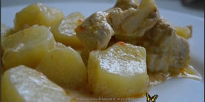 Photo de la Recette: Mijoté de Dinde au Lait de Coco et ses Pommes de Terre